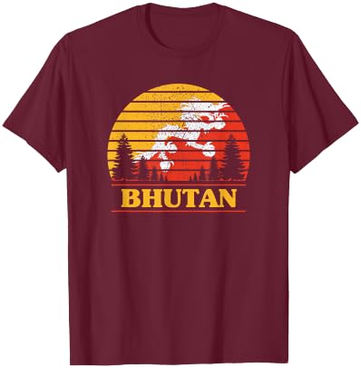 Bhutan T-Shirt - T-Shirt | Maroon