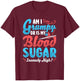 Am I grumpy or is my blood sugar - Type 1 Diabetes T-Shirt - T-Shirt | Maroon