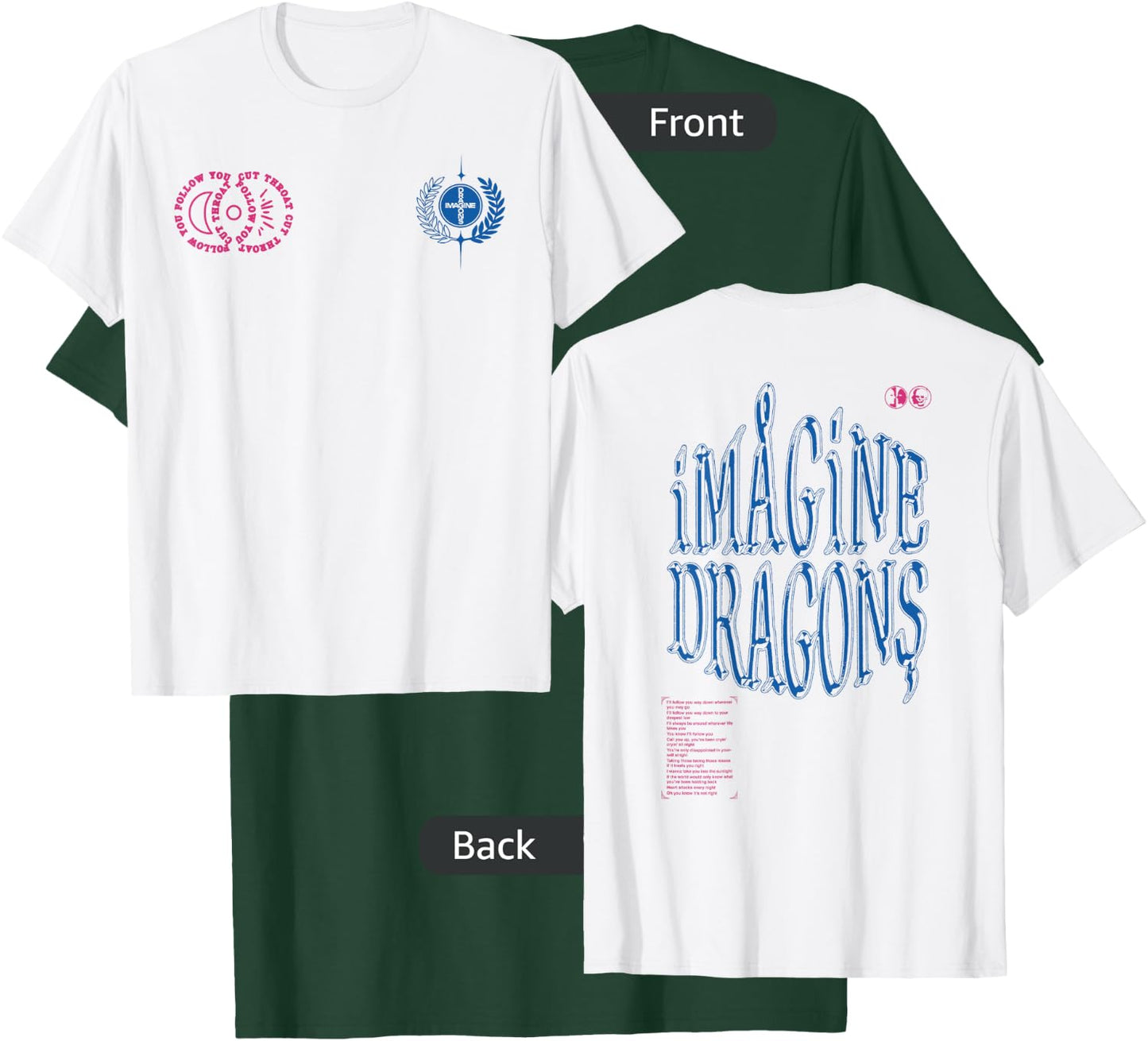Imagine Dragons Cutthroat Symbols T-Shirt - T-Shirt | Forest