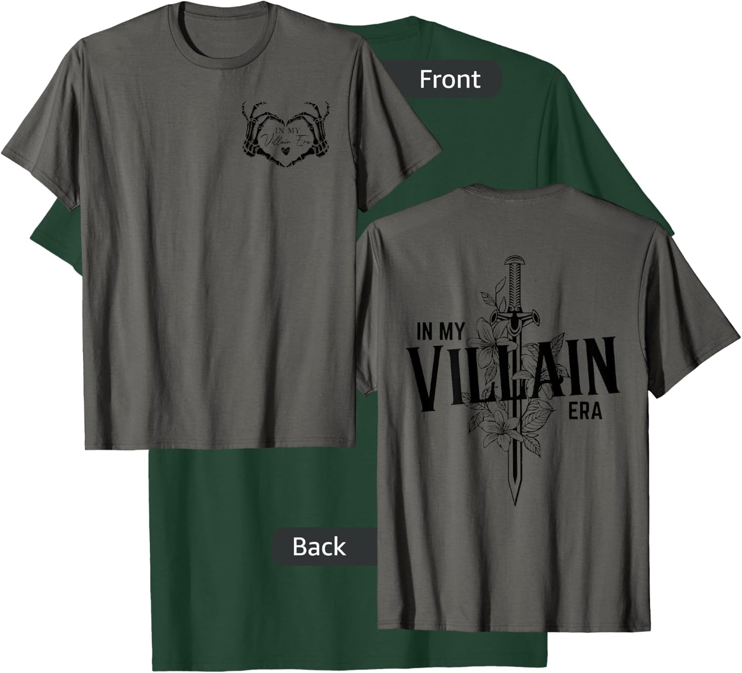 Double Sided Dark Romance Enemies To Lover In My Villain Era T-Shirt - T-Shirt | Forest