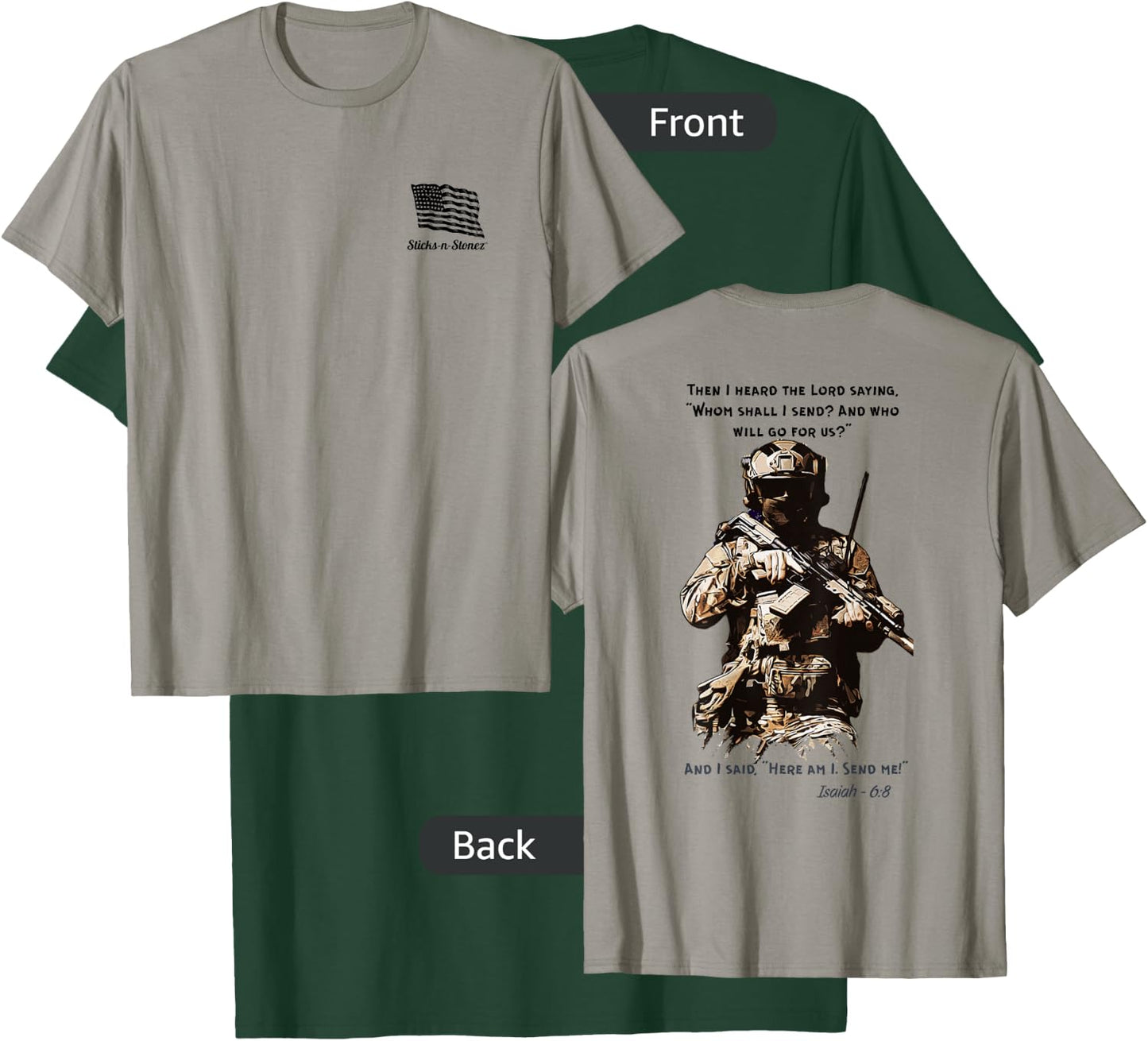Here Am I Send Me T-Shirt - T-Shirt | Forest