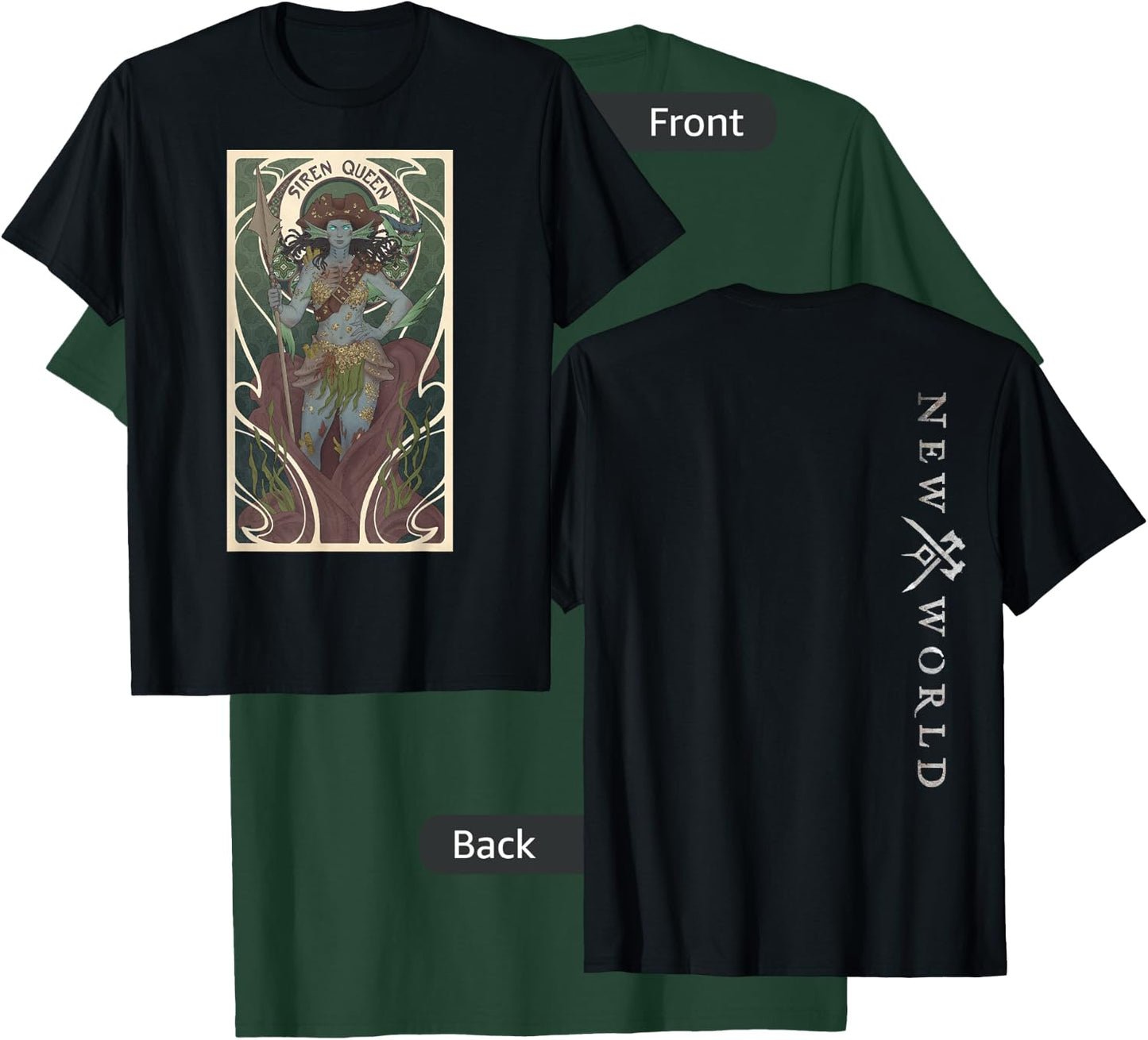 New World Siren Queen T-Shirt - T-Shirt | Forest