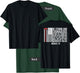 Thin Red Line Firefighter - Joshua 1:9 Bible Verse (ON BACK) T-Shirt - T-Shirt | Forest