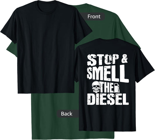 Diesel Mechanic Gifts Design On Back T-Shirt - T-Shirt | Forest