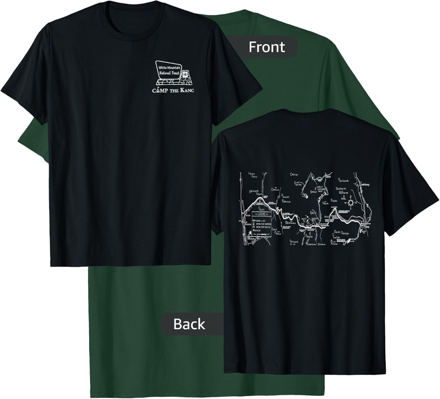 Camp the Kancamagus T-Shirt - T-Shirt | Forest