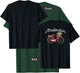 Vintage Women's Bike Amsterdam Floral Design T-Shirt - T-Shirt | Forest
