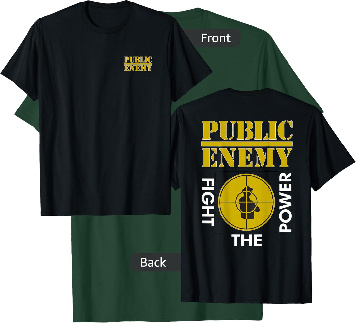 Public Enemy Official Fight The Power T-Shirt - T-Shirt | Forest