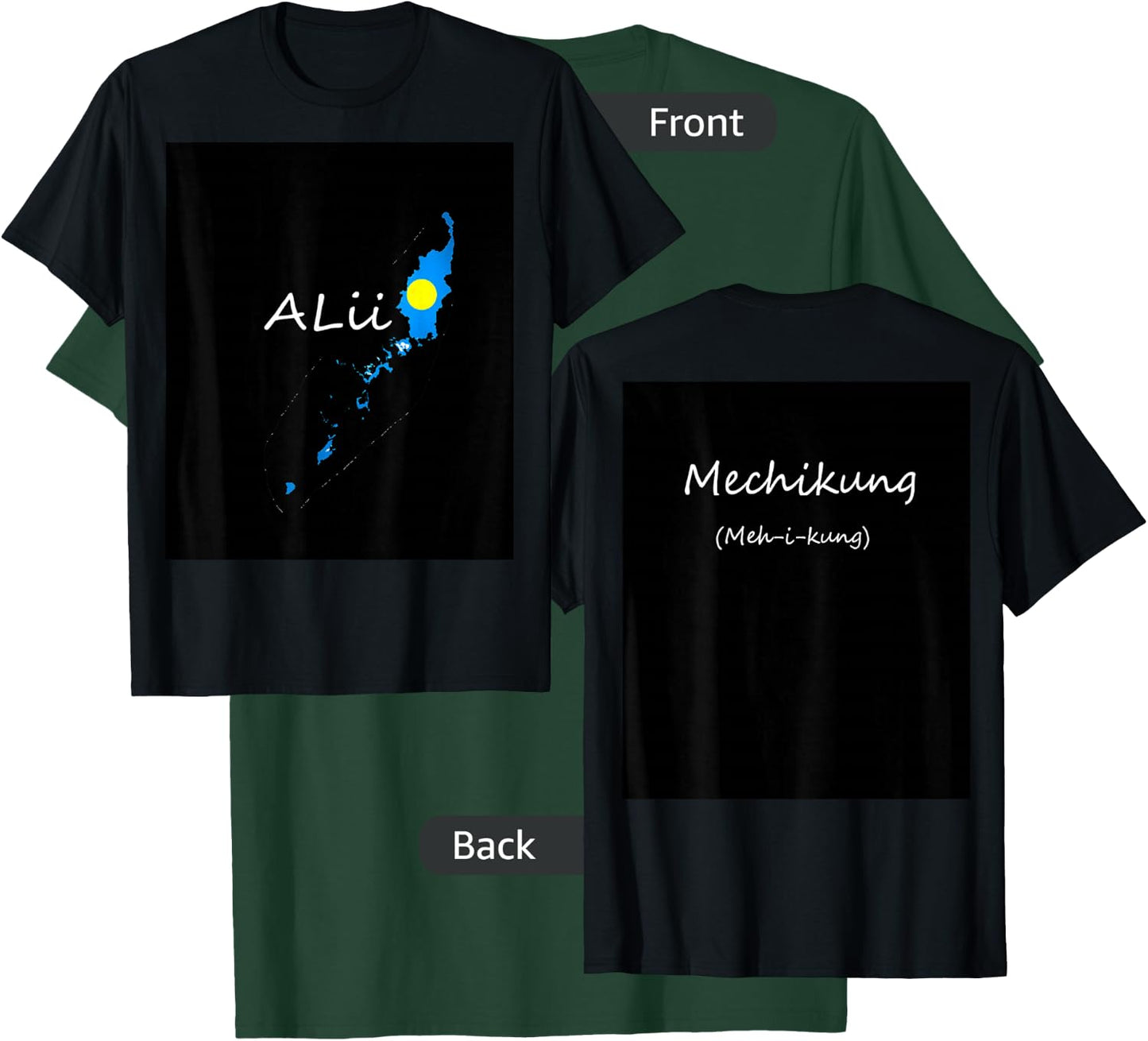 Language of Palau T-Shirt - T-Shirt | Forest