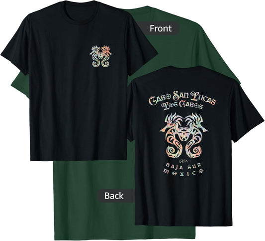 JCombs: Cabo San Lucas, MX, Seahorses (Art on both sides) T-Shirt - T-Shirt | Forest
