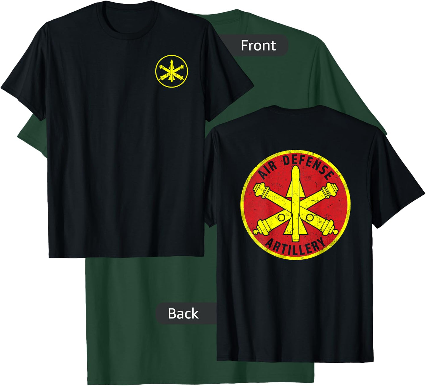 Air Defense Artillery branch insignia - Fort Sill T-Shirt - T-Shirt | Forest