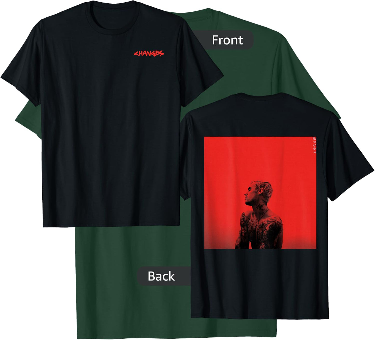 Justin Bieber Changes Cover T-Shirt - T-Shirt | Forest