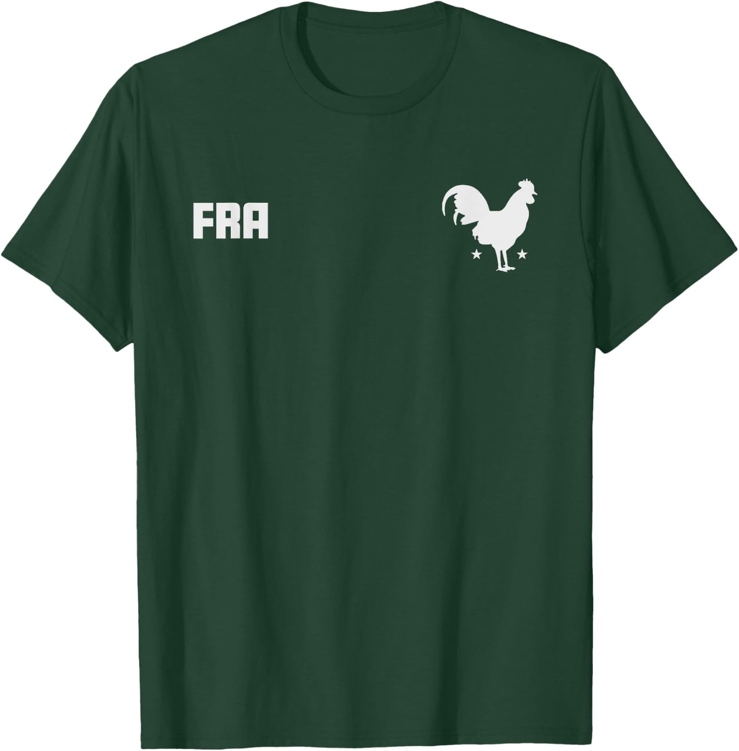France Euro Football Kit Style T-Shirt - T-Shirt | Forest