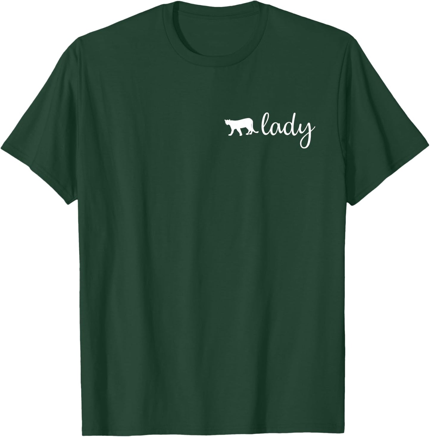 Cougar Lady Gift Girl Puma Animal Panther T-Shirt - T-Shirt | Forest