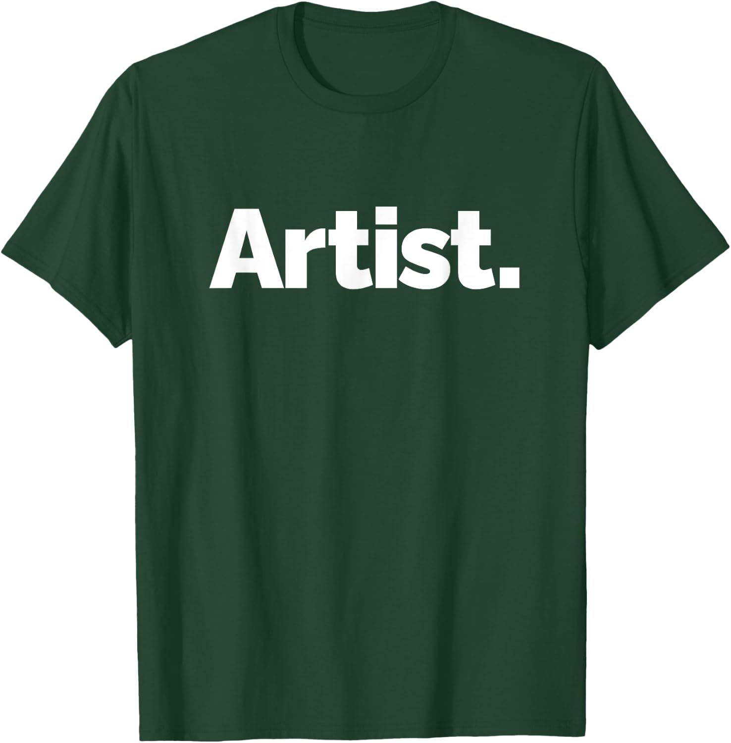 Artist on it Design -Kids Modern Black T-Shirt - T-Shirt | Forest