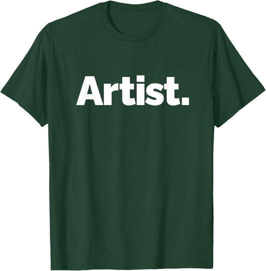 Artist on it Design -Kids Modern Black T-Shirt - T-Shirt | Forest