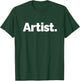 Artist on it Design -Kids Modern Black T-Shirt - T-Shirt | Forest