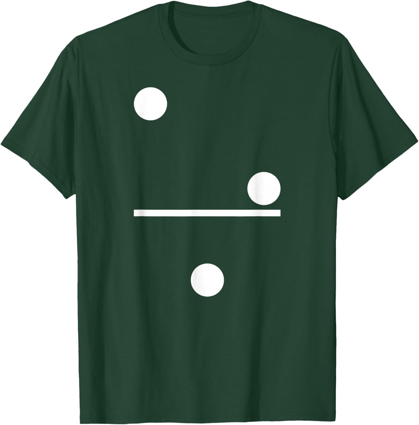 Domino 2-1 Domino Costume Carnival Dominoes T-Shirt - T-Shirt | Forest