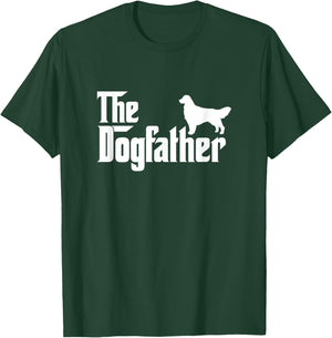 Golden Retriever Lover Gift DogFather T-Shirt - T-Shirt | Forest