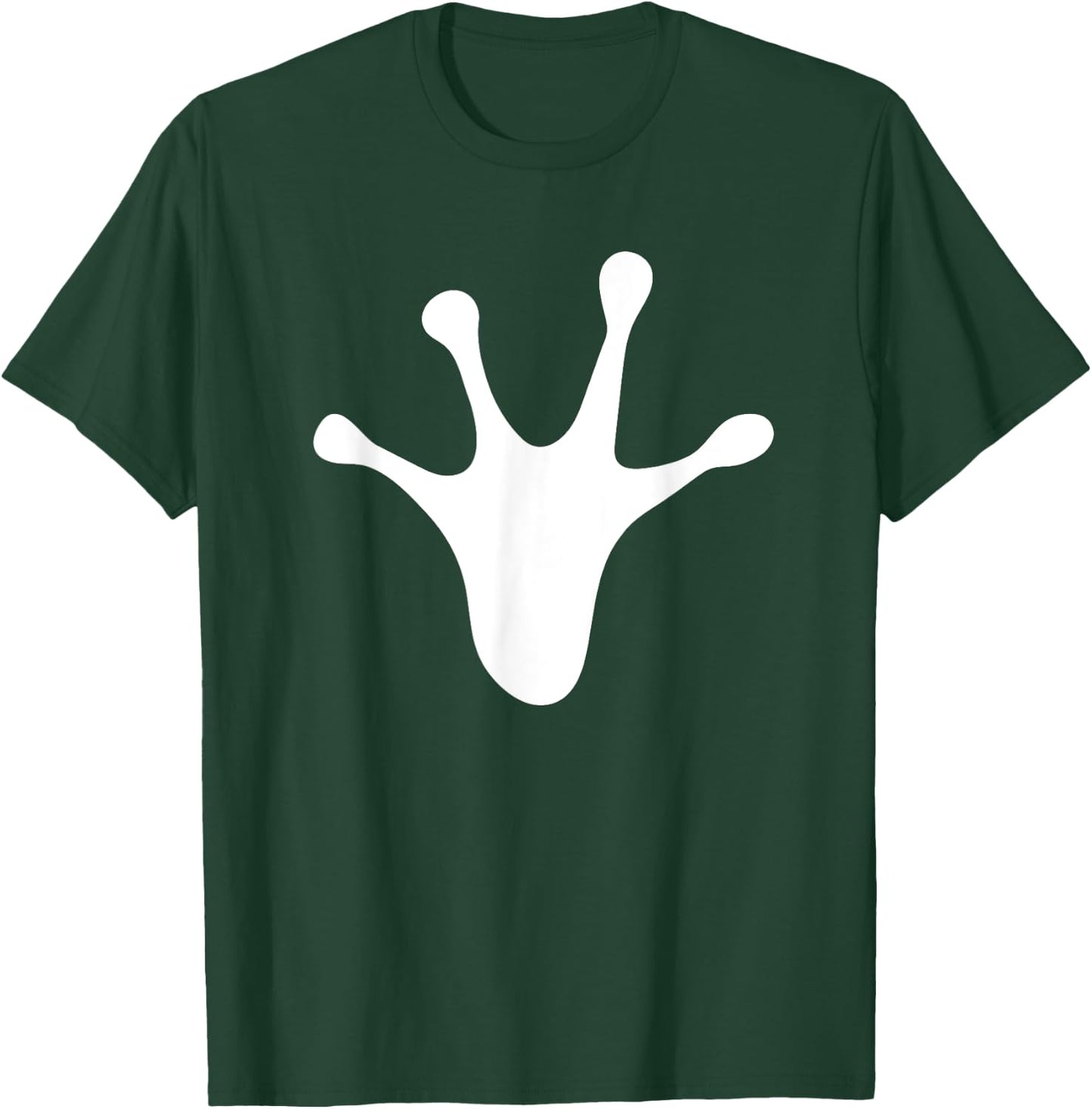 Frog Toad Footprint Design Gift Men Women Kids Boys Girls T-Shirt - T-Shirt | Forest