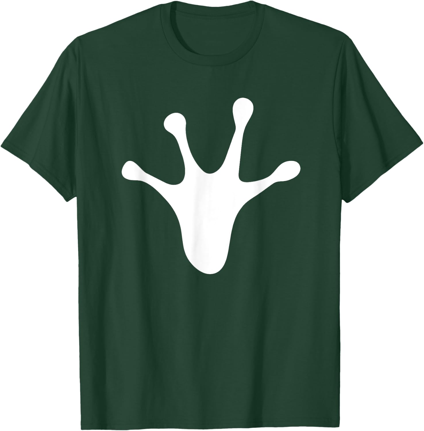 Frog Toad Footprint Design Gift Men Women Kids Boys Girls T-Shirt - T-Shirt | Forest