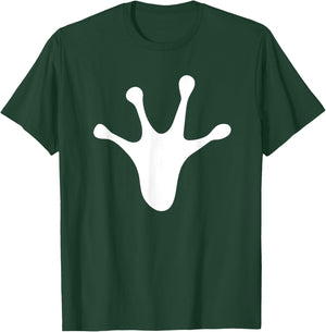 Frog Toad Footprint Design Gift Men Women Kids Boys Girls T-Shirt - T-Shirt | Forest