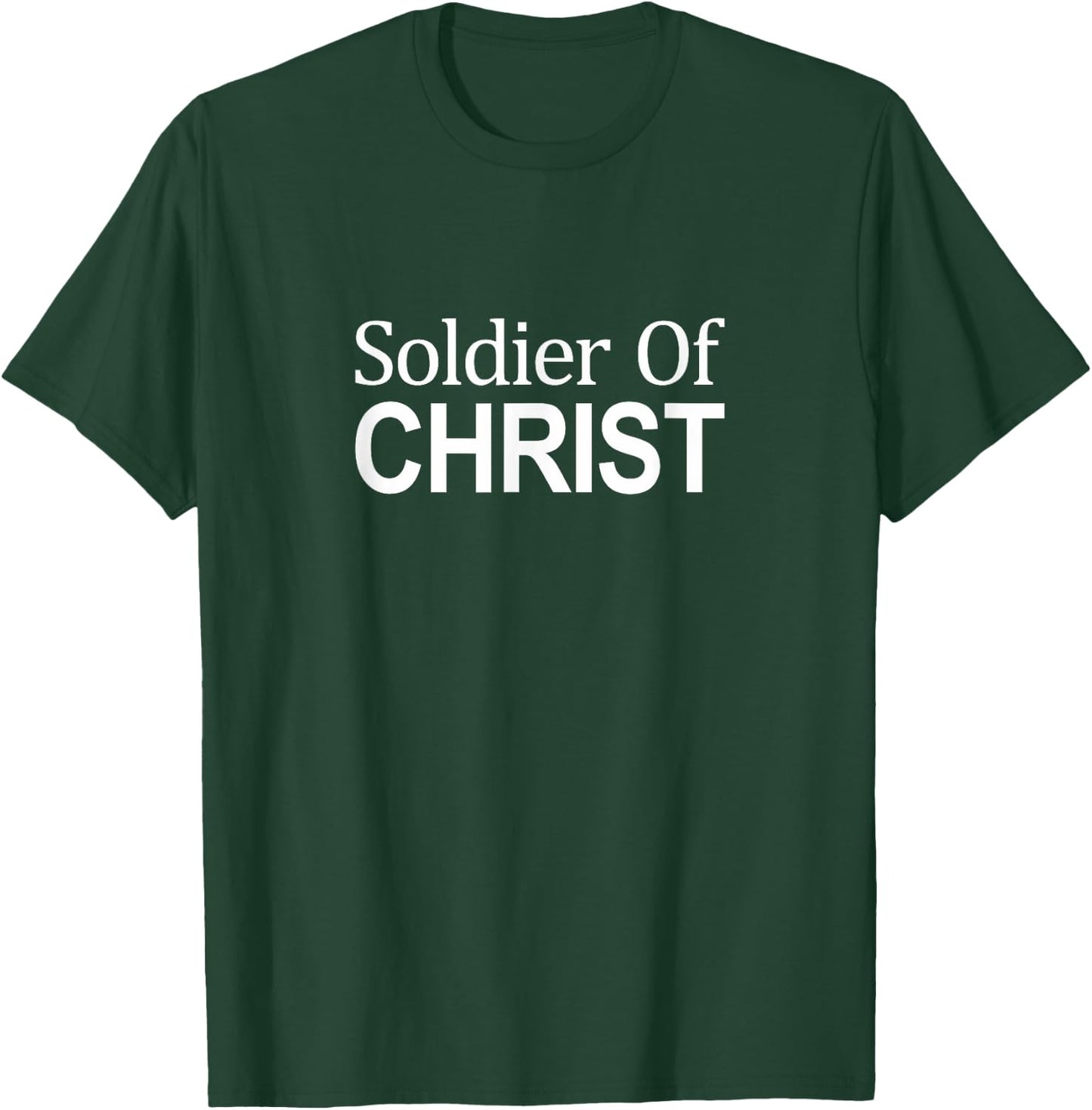 Soldier Of Christ T-Shirt - T-Shirt | Forest