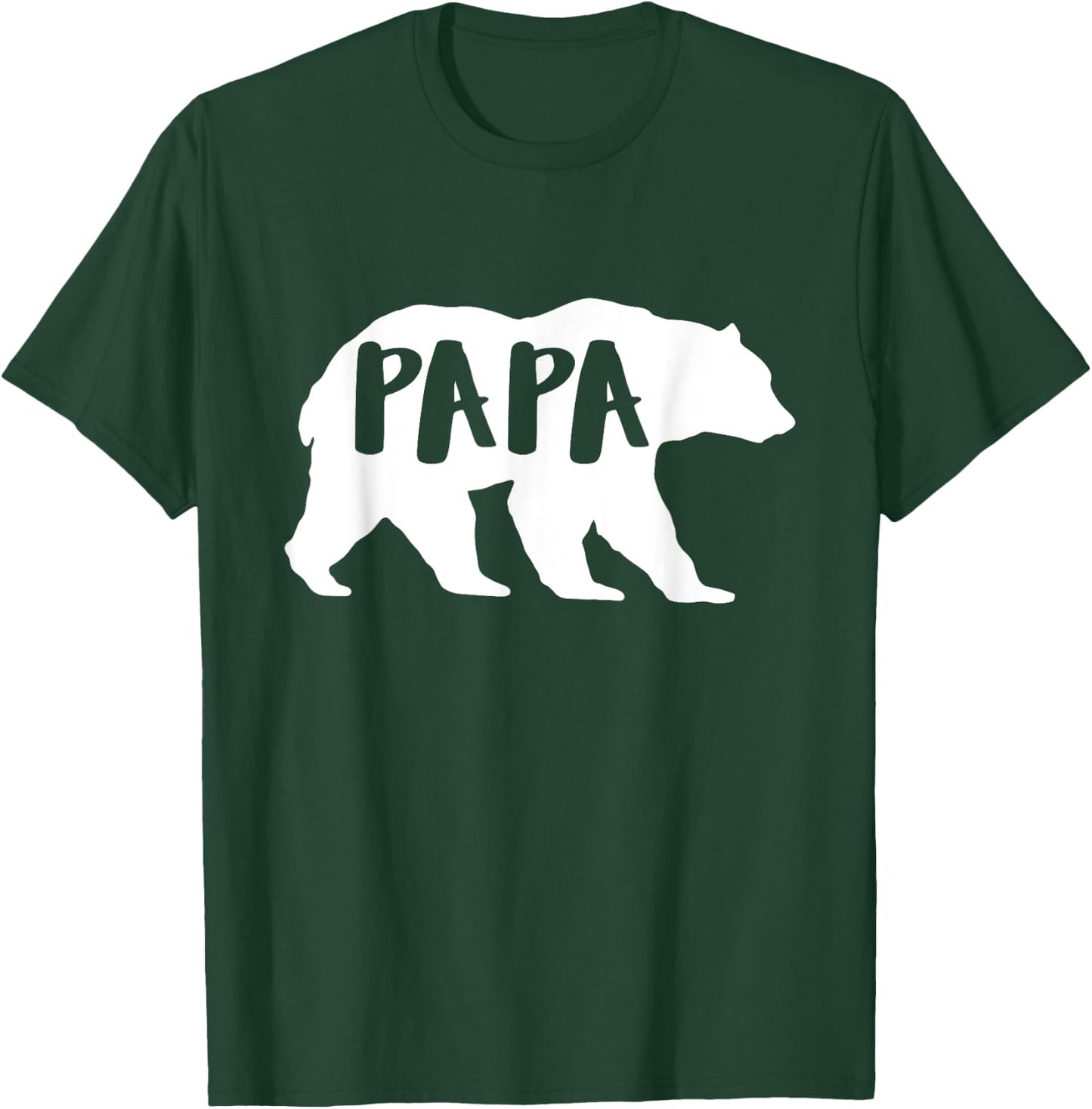 Fathersday | Fun Papa Bear for Outdoor & Nature Dads T-Shirt - T-Shirt | Forest