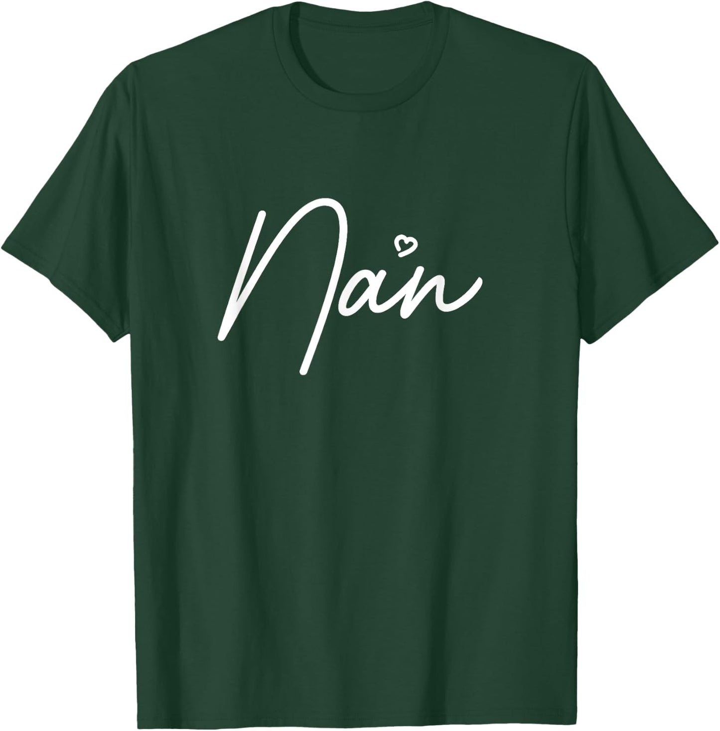 Women's Nan Cute Mother's Day Gift In British Grandma T-Shirt - T-Shirt | Forest
