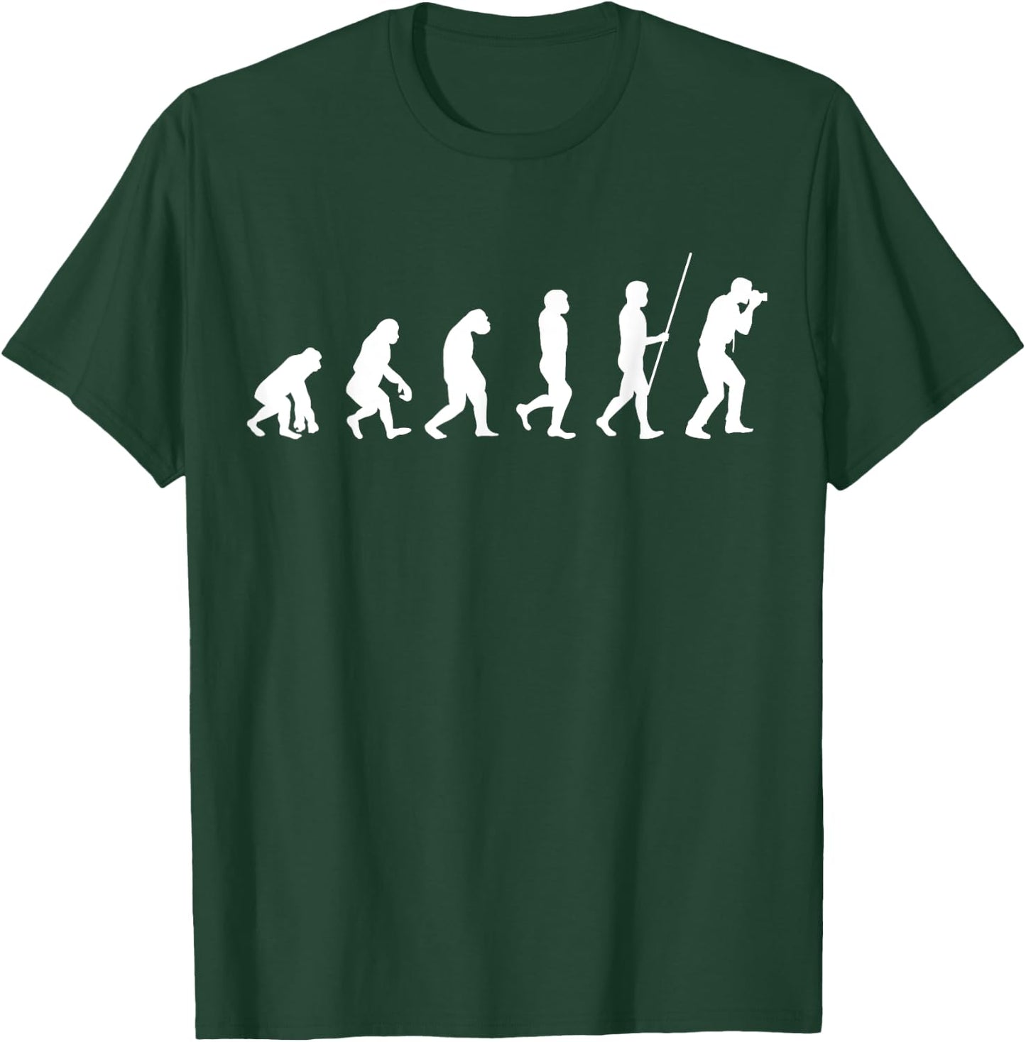 Evolution photographer | Camera photography lovers T-Shirt - T-Shirt | Forest
