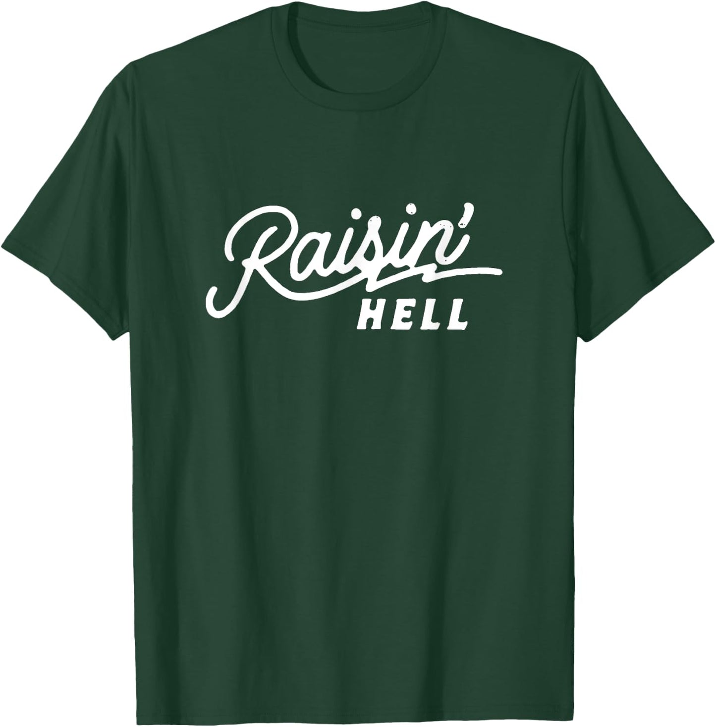 Raisin' Hell, Funny Cowboy Country Retro T-Shirt - T-Shirt | Forest