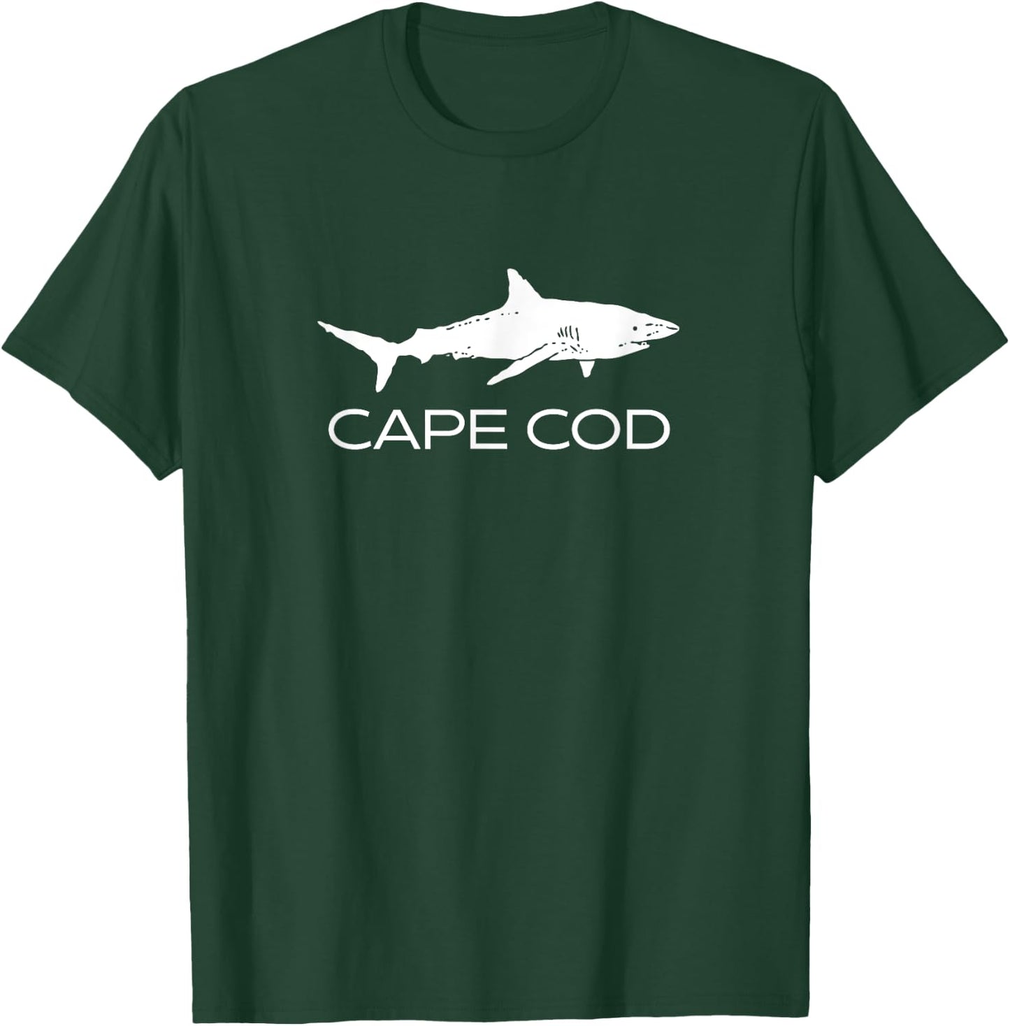 Cape Cod Shark | Cape Cod Massachusetts Souvenir Gift T-Shirt - T-Shirt | Forest