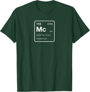 Element 115 / Moscovium Periodic Table Design T-Shirt - T-Shirt | Forest