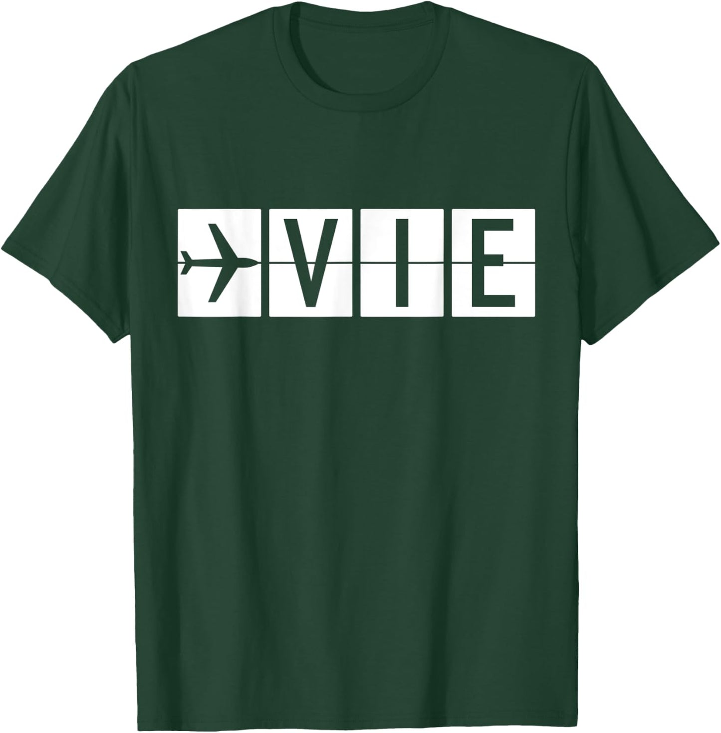 VIE Vienna Austria Airport T-Shirt - T-Shirt | Forest