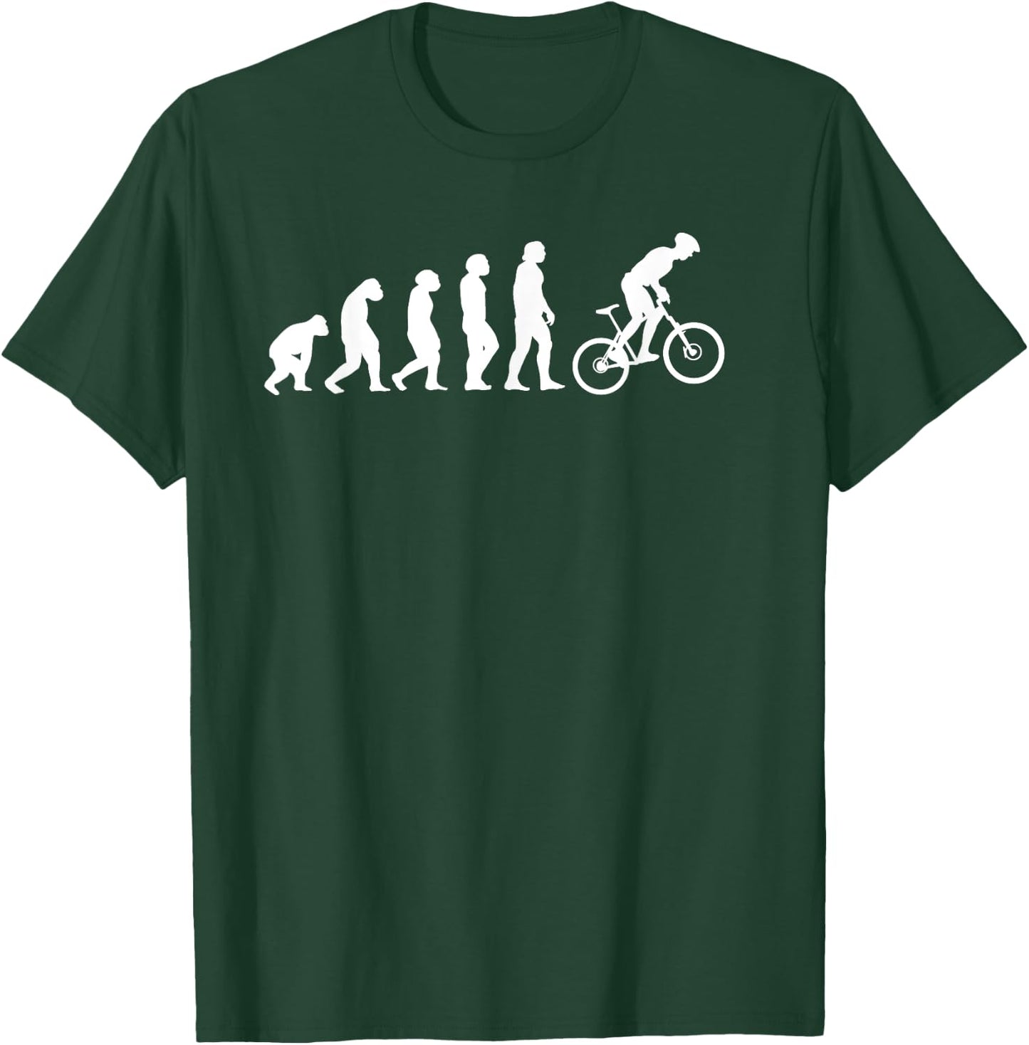 Great mountain bike evolution gift MTB T-Shirt - T-Shirt | Forest