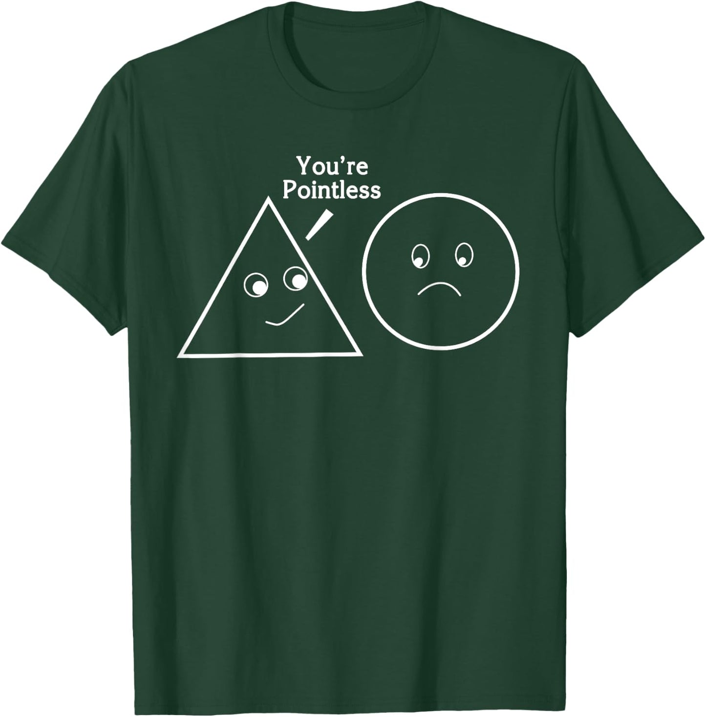 Funny You're Pointless Shirt - Math Teacher , Black, Small T-Shirt - T-Shirt | Forest