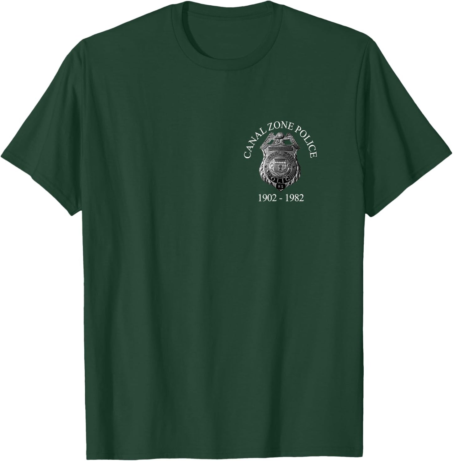 Canal Zone Police - Panama Canal Zonian - 1904 - 1982 T-Shirt - T-Shirt | Forest