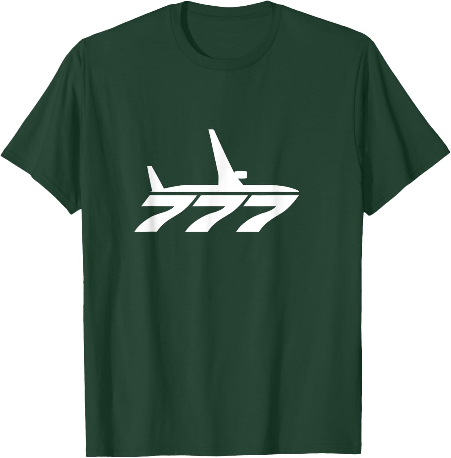 777 Airliner Plane For Avgeeks T-Shirt - T-Shirt | Forest