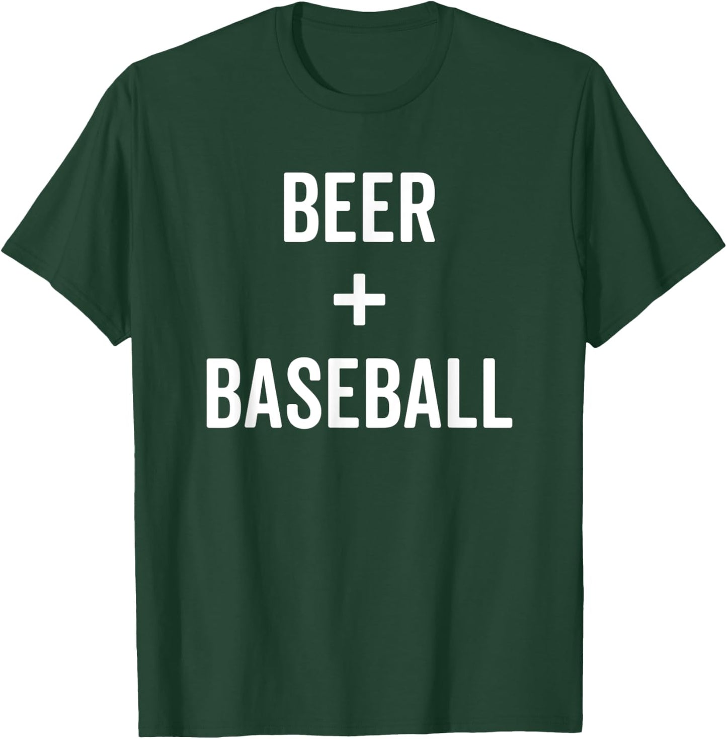 Cool Drinking Saying Drinker Graphic Beer Funny Baseball T-Shirt - T-Shirt | Forest