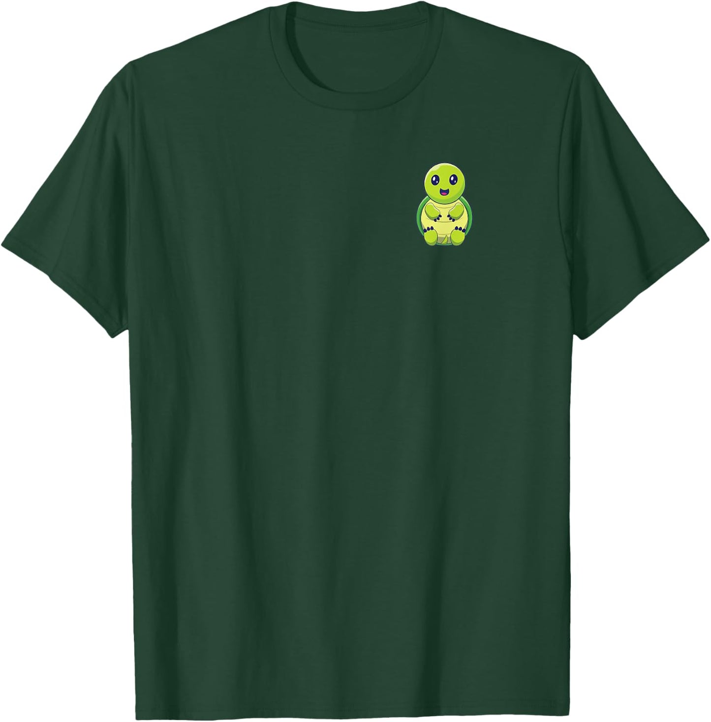 Frank The Cute Turtle T-Shirt - T-Shirt | Forest