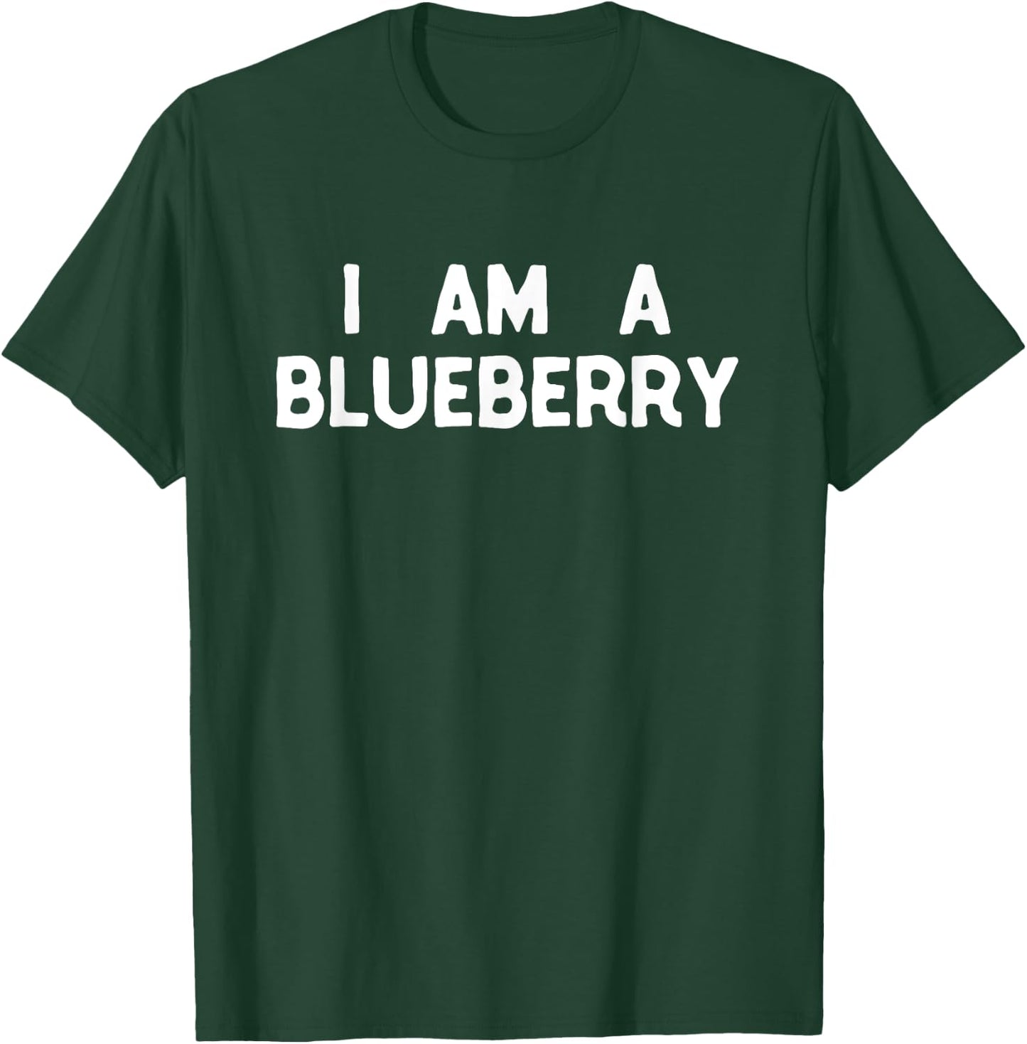 I Am A Blueberry Costume Halloween I'm Lazy Easy T-Shirt - T-Shirt | Forest