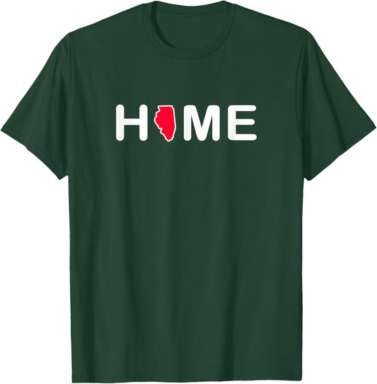 Illinois - Home State - Classic T-Shirt - T-Shirt | Forest