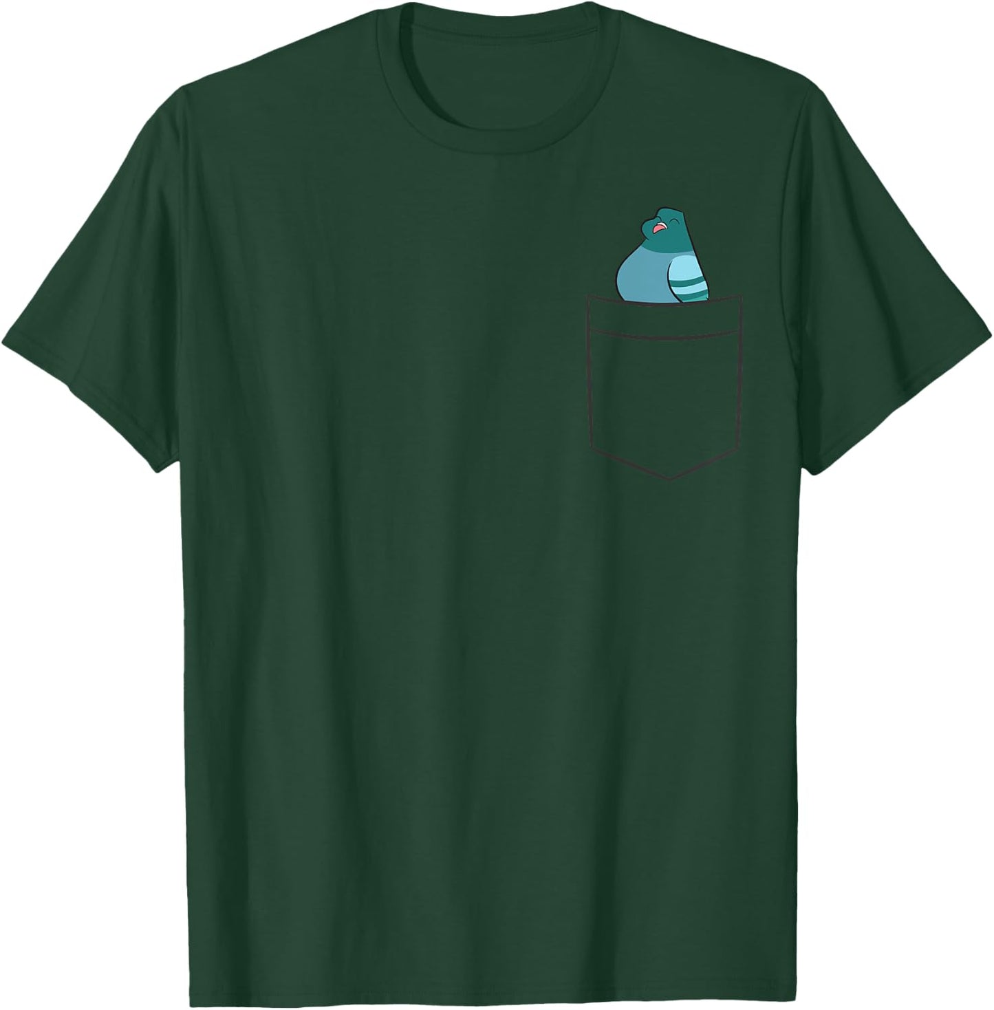 Pigeon In A Pocket Cute Pigeon Bird T-Shirt - T-Shirt | Forest