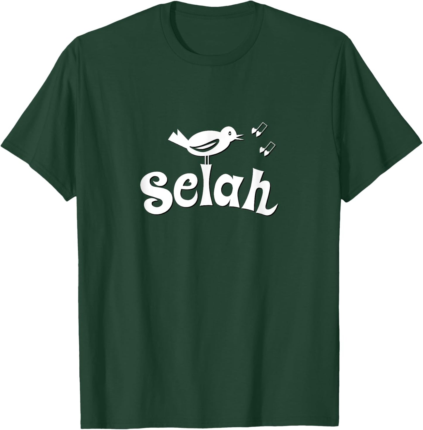 Selah Psalms Christian Design for Bird Lovers T-Shirt - T-Shirt | Forest