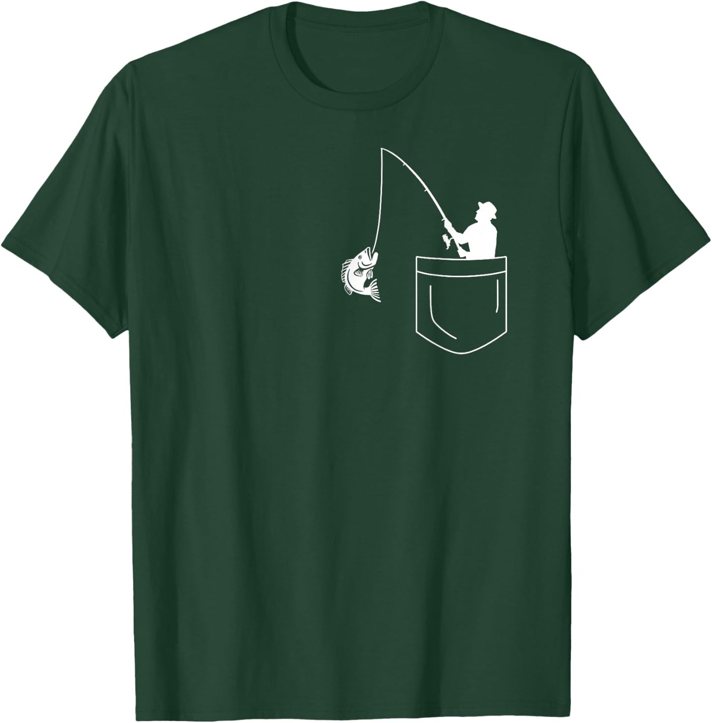 Fishing in bag T-Shirt - T-Shirt | Forest