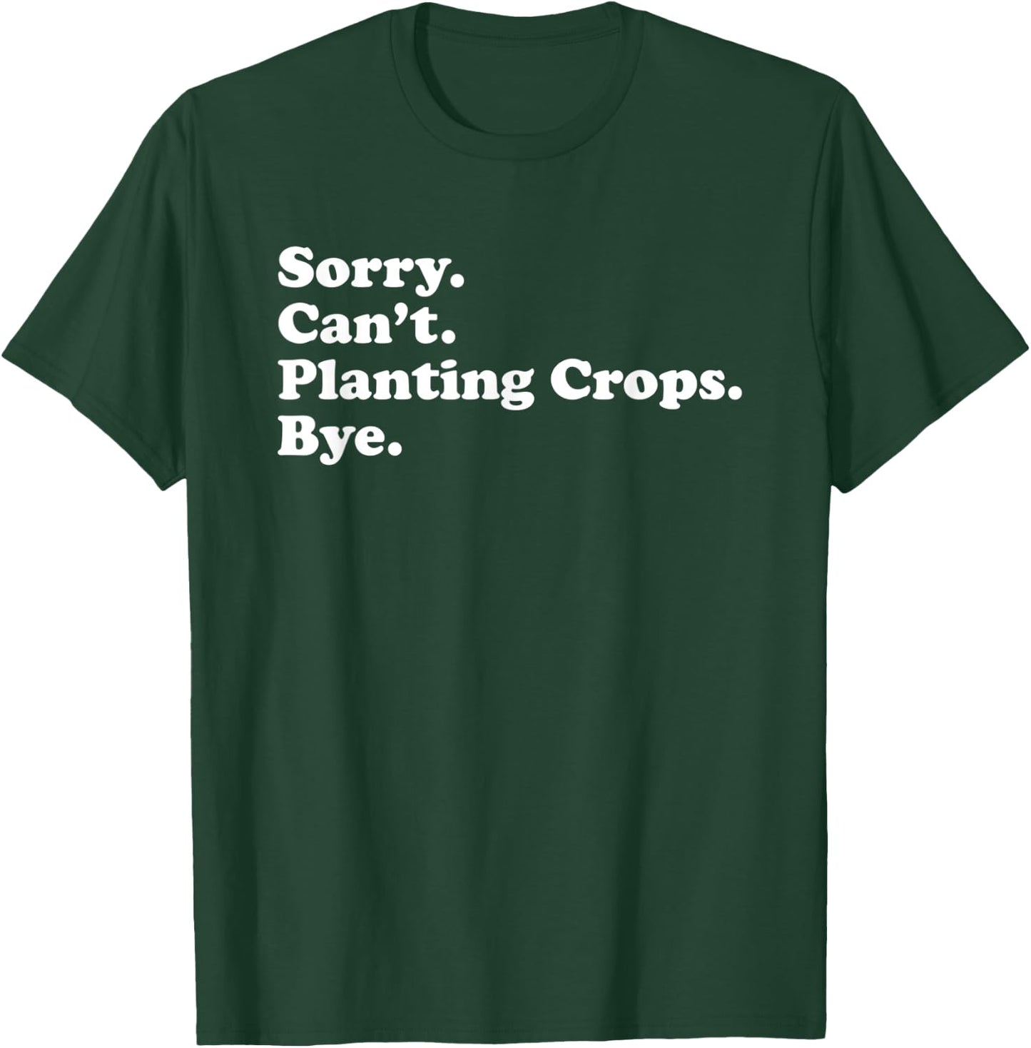 Funny Planting Crops Farmer Gift Women Boys or Girls T-Shirt - T-Shirt | Forest