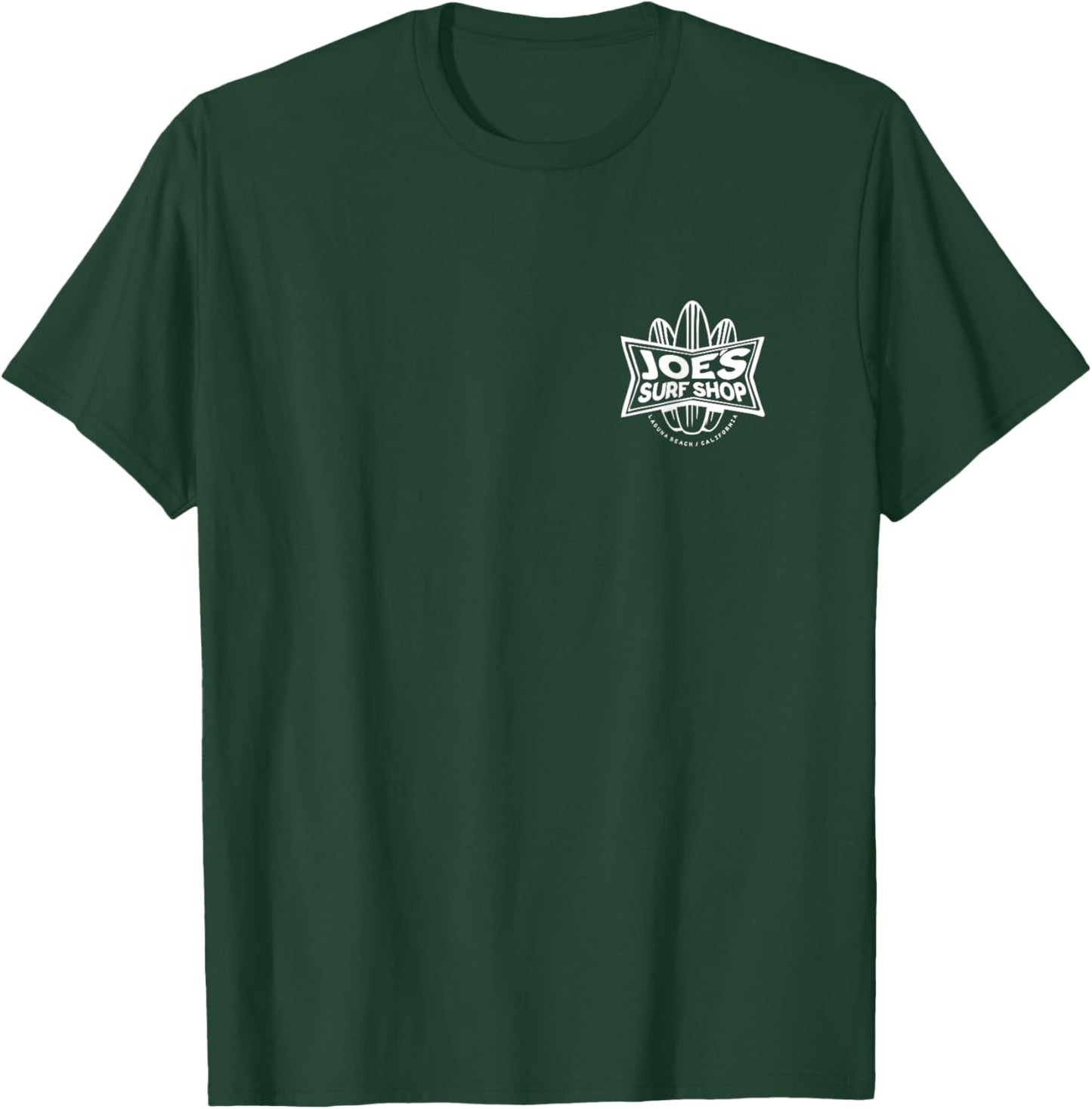 Joe's Surf Three Surfboards Logo Graphic T-Shirt - T-Shirt | Forest