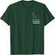 Idaho US Thin Blue Line Flag Police Officer Cop T-Shirt - T-Shirt | Forest