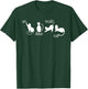Cute Un Deux Trois Cat French Français Teacher Funny Gift Men Women T-Shirt - T-Shirt | Forest