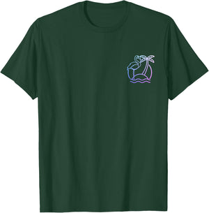 Flamingo Retro 80s Beach Vintage Flamingo Lovers T-Shirt - T-Shirt | Forest