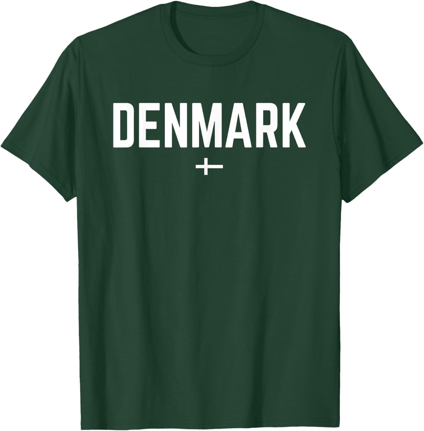 DENMARK Flag | Men Women Kids | Red DENMARK T-Shirt - T-Shirt | Forest